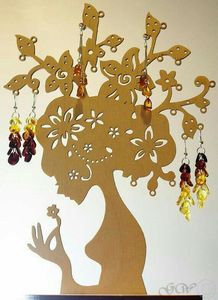 Đồ trang sức tùy chỉnh treo kệ Dây chuyền nhẫn bông tai vòng tay kệ trưng bày - Product Image 3