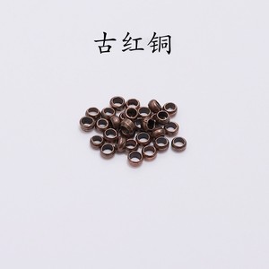 Positioning Beads Copper Electroplated <b>Spacer</b> Beads For DIY Jewelry Making 6mm Round Tube Beads With High Color Retention - Product Image 3