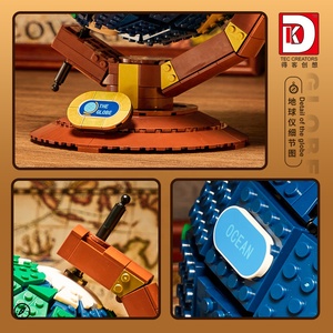 Planète <span class=keywords><strong>Globe</strong></span> BRIQUE DIY <span class=keywords><strong>Puzzle</strong></span> Modèle Jouet Éducatif Creative Science Affichage Blocs de Construction Ensemble pour Enfants Enfants Cadeau D'anniversaire - Product Image 5