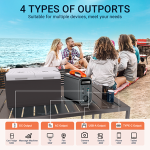 Générateur solaire portable 200W, station de batterie lithium-ion AC/DC/USB pour l'éclairage en camping - Product Image 5