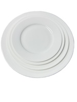 Assiette en Porcelaine Blanche à Sublimation, en Porcelaine Fine, Personnalisable avec Logo, Écologique, de Luxe, pour Fêtes, avec Support Individuel