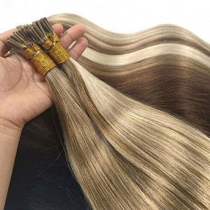 Extensions de cheveux brésiliennes I-Tip Remy vierges, alignées sur les cuticules, de 22 à 40 pouces, sans perte et texture douce - Product Image 2