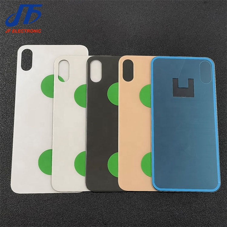 Замена стеклянной панели с большим отверстием для iphone x xs max, задняя крышка батарейного отсека с логотипом