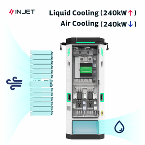 Зарядная станция INJET Ampax Pro 120-480 кВт для коммерческих электромобилей постоянного тока с быстрой зарядкой, поддержкой OCPP, ModBus, CCS1, CCS2, NACS и рекламным дисплеем - Product Image 4