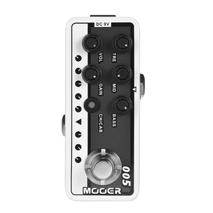 MOOER 005 BROWN SOUND Pedale Preamplificatore per Chitarra a Doppio Canale, Preamplificatore Digitale Moderno Anni '<span class=keywords><strong>80</strong></span>, EQ a 3 Bande, 2 Modalità, True Bypass - Product Image 5