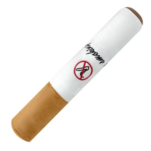 Kinghon <b>Plush</b> Dog Chewing Toy-No Smoking Cigarette Design Squeaky & Durable Interactive Movement Toy 33x6x6cm - Product Image 4