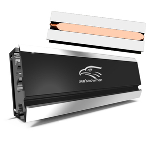 SNOWMAN Black <span class=keywords><strong>M</strong></span>.<span class=keywords><strong>2</strong></span> Desktop-Kühlkörper-Kits 22x70x3mm Aluminium-Kupfer gehäuse für PS5/PS5 Slim/PC <span class=keywords><strong>M</strong></span>.<span class=keywords><strong>2</strong></span> SSD-Computer zubehör auf Lager - Product Image 1