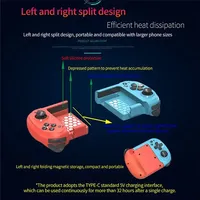 Manette de jeu sans fil Mocute 061, manette de jeu gauche-droite séparée, manette de jeu, joystick pour Android, iOS, PC