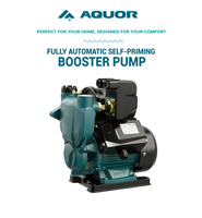 AQUOR 250W Hocheffiziente Selbstansaugende Wasserpumpe Geräuscharmer Druckverstärker für Wohngebäude Selbstansaugende Wasserpumpe