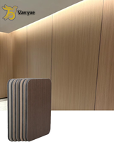 Panneau mural en fibre de charbon de bambou, design moderne en PVC, insonorisant, ignifuge, imperméable, design graphique, 5 ans