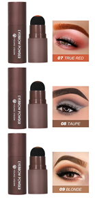 Matita per Sopracciglia di Alta Qualità, Polvere Ombreggiante per <span class=keywords><strong>Contorno</strong></span> Viso, Stencil per Sopracciglia con Pennello per Colorazione Istantanea - Product Image 6