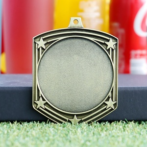 เหรียญรางวัลกีฬาโลหะสีทอง 3 มิติ แบบเปล่า ขายส่ง - Product Image 6
