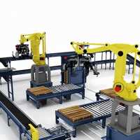 Robot de Paletización Industrial Multifuncional de Cuatro Ejes para Apilado