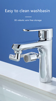 Filtre universel pour robinet d'évier de cuisine, adaptateur d'extension pivotant pour robinet de salle de bains, aérateur