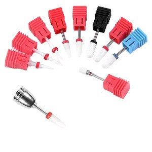1 pièce Dispositif de nettoyage rotatif en céramique pour machine à ongles, outil de retrait de gel pour accessoires de manucure en salon - Product Image 3
