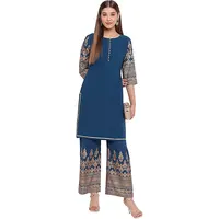 Costume Droit Georgette Bleu Foncé, Élégant, à la Mode, de Styliste Indien, Vêtements Imprimés Salwar, Vente en Gros