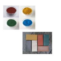 Colorants pigmentés, matière première, oxyde de fer, poudre rouge, ml