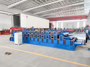 Cheap Roofing <b>Sheet</b> Forming Machine Three Layer <b>Tile</b> Roll Forming Machine <b>Tile</b> Making Roll Forming Machine - Product Image 4