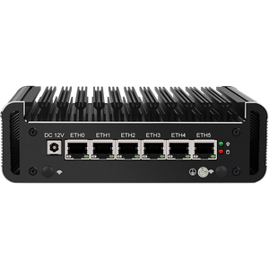 มินิพีซีไร้พัดลม ไฟร์วอลล์เราเตอร์ ฮาร์ดแวร์ X86 สำหรับ pfSense OPNsense Intel N6005 Quad Core DDR4 NVMe SSD 6x2.5G Ethernet - Product Image 1