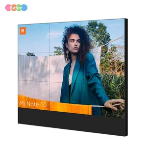 46 49 55 65 Inch Video Tường Siêu Hẹp Bezel 2X2 3X3 4X4 Trong Nhà Màn Hình LCD 4K Quảng Cáo Nối Màn Hình