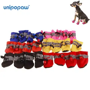 Unipopaw Outdoor Breathable Waterproof Anti-Slip Durable Pet Dog Shoes Rain Boots Footwear For Pet Paw Protection