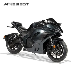 Newbot Eec Coc Orkaan 3000W 72V 51ah Grijze Hoge Snelheid Elektrische Motorfiets Motor Roller Sportbike Superbike