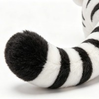 Peluche personnalisée de qualité supérieure, adorable tigre blanc, jouet en peluche pour enfant, design de personnage original, peluches