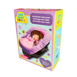 Customized Printed Recyclable Corrugated Cardboard Folding Color Packaging <b>Box</b> For Car Seat Cuties <b>Blanket</b> Cover - Product Image 1