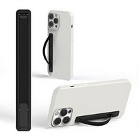 Support de téléphone magnétique ultra-fin pliable avec anneau de maintien pour iPhone 16 Pro Max 17 Air et coque arrière Android