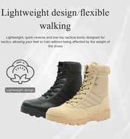 WANZHUO Vente en gros OEM Bottes tactiques d'extérieur en cuir pour hommes, imperméables, pour la randonnée et le travail, Bottes du désert, Chaussures, Botas Tácticas Para Hombre