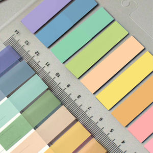 Notas adhesivas de plástico de bajo precio, Bloc de notas transparente autoadhesivo, banderas de página impermeables <span class=keywords><strong>para</strong></span> organización - Product Image 6