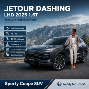 JETOUR LHD Dashing 2025 1.6T 197 ch 7DCT SUV Compact Écran 15,6 pouces Toit ouvrant panoramique Recharge sans fil Conduite à gauche Voitures d'<span class=keywords><strong>occasion</strong></span> - Product Image 1