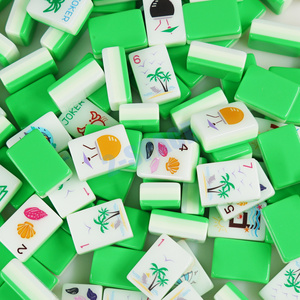 Ready Mahjong Design Beach Style Acrylique Impression UV Fait à la main Mahjong américain à quatre couches - Product Image 3