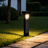 Lampe solaire LED de jardin 4000K 40W DC, étanche IP65 avec batterie LiFePO4, télécommande, pour extérieur, pelouse, patio, allée, voie de circulation