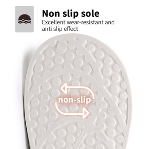 Vente chaude à la mode EVA plate-forme femmes hommes intérieur chaussures décontractées hiver en peluche semelle souple confort antidérapant bande élastique plat avec - Product Image 5