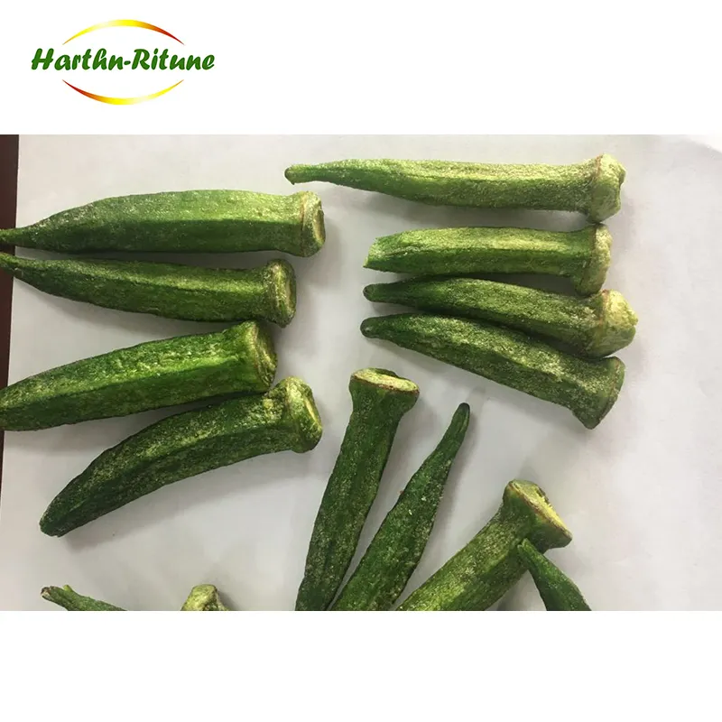 Wholesale China Healthy Snack Vacuum Fried Okra Crisp Vegetable Chips