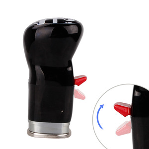 Truck <b>Gear</b> Shift Lever Auto Shifter Handle <b>Stick</b> <b>Knob</b> Black Aluminium Model 0001 - Product Image 2