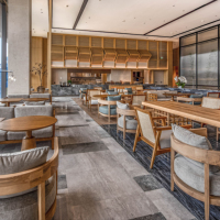 Maßgefertigte Australische Moderne Kaffeehaus- und Fast-Food-Restaurant-Esszimmergarnitur, Metall-Küchen-Esszimmer-Restaurant-Tischsets