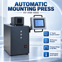 Machine de préparation métallographique de laboratoire avec interface de données USB, presse de montage à chaud pour échantillons métallographiques