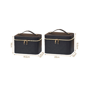 Caja <span class=keywords><strong>de</strong></span> Cosméticos <span class=keywords><strong>de</strong></span> PU Personalizada con Espejo LED, Organizador <span class=keywords><strong>de</strong></span> Cosméticos Impermeable <span class=keywords><strong>de</strong></span> Gran Capacidad y <span class=keywords><strong>Maleta</strong></span> <span class=keywords><strong>de</strong></span> <span class=keywords><strong>Maquillaje</strong></span> para Mujer - Product Image 2