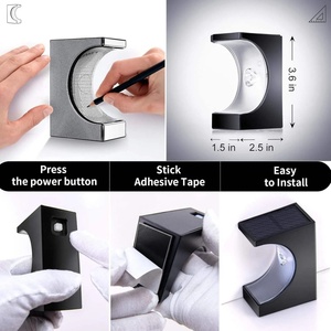 Luces Solares LED para Escalones Exteriores, IP65 Impermeables, Luz Blanca Cálida, Lámparas para Terraza y Escaleras de Jardín, Batería Monocristalina, Iluminación de Paisaje - Product Image 4