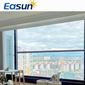 Bán nóng thiết kế hiện đại nhôm trượt nâng cửa sổ điện dọc trượt bão tác động nhôm kính cường lực màn hình - Product Image 3