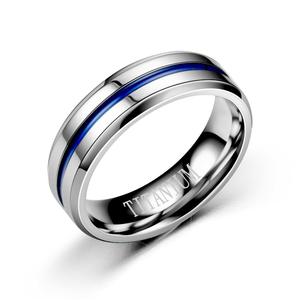 Anillo de acero inoxidable para hombre y mujer, popular al por mayor, para parejas y bodas, regalo de cumpleaños, accesorios de joyería populares - Product Image 2