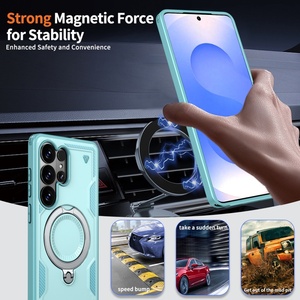 Funda Magnética para Teléfono Móvil con Soporte de Anillo de 360 Grados para iPhone 11 <span class=keywords><strong>13</strong></span> 15 17 Pro Max Samsung Google Motorola TH, Gran Venta - Product Image 3