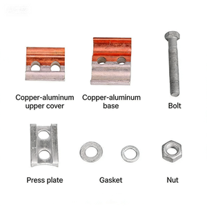 Abrazaderas de ranura paralela de cobre-aluminio, conexión de derivación de conductores, suministro directo de fabricantes de accesorios para cables de alimentación - Product Image 6