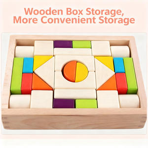 Bloques de Madera Educativos al por Mayor, Desarrollo y Creatividad, Perfectos para el Aprendizaje Práctico de los Niños y Juegos Familiares - Product Image 6