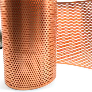 Paneles de Lámina Metálica Perforada de Latón Ultrafino WELAND, Rejillas Decorativas Tejidas, Malla de Alambre, Malla de Alambre de Acero Perforada - Product Image 4