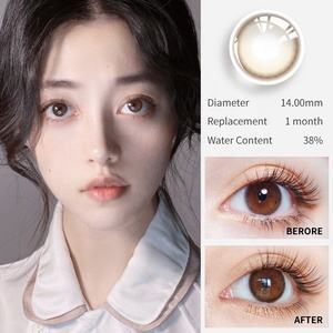 Moda Nino Marrón Gris Color Super Natural Belleza Ojo 14,00 Mm Color Lentes de contacto diarias - Product Image 1