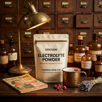 Poudre d'électrolytes hydratante Keto pour adultes en gros, végétalienne, sans sucre, avec gestion énergétique et bienfaits à base de plantes