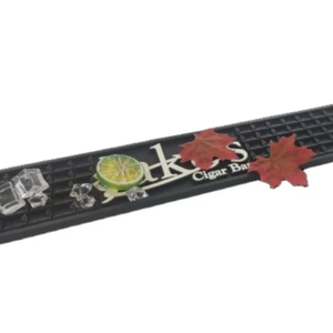 Support des ventes directes d'usine OEM tapis de café personnalisé tapis de coiffure antidérapant résistant sous-verre en caoutchouc - Product Image 4